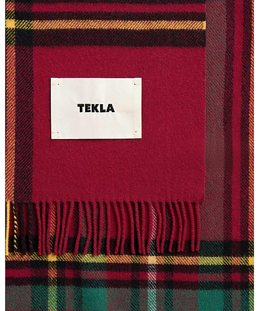 ブランケット Red Plaid | TEKLA/テクラ | 三越伊勢丹