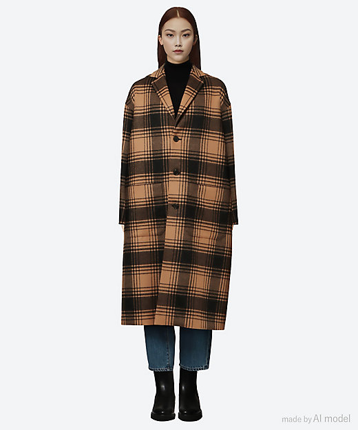 PLAID COAT 17521 | HYKE (Women)/ハイク | 三越伊勢丹