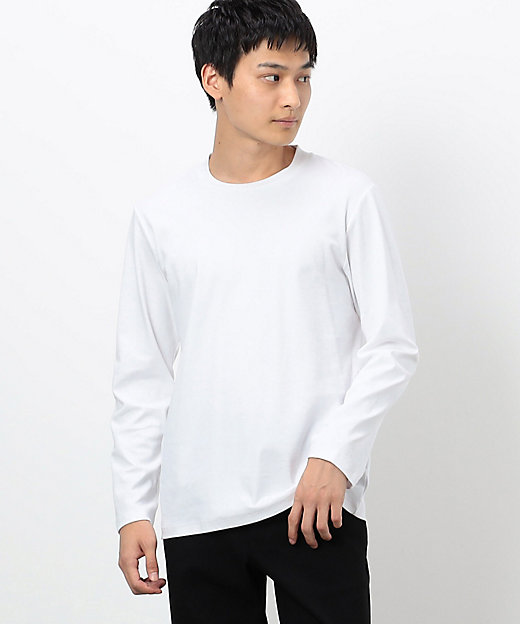 コットンスムース ジャケットTシャツ （長袖）（4760TI07
