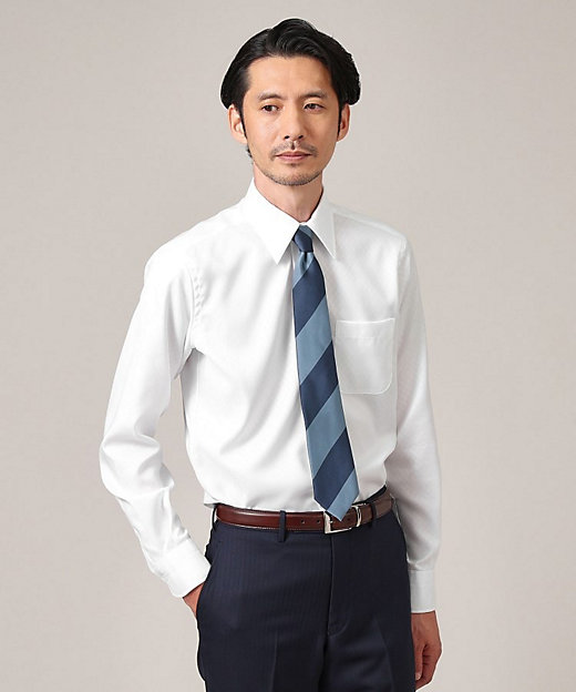Made in JAPAN】市松紋 ドレスシャツ