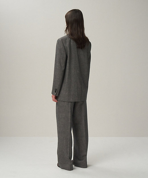 LINEN WOOL TWILL ｜ ダブルジャケット