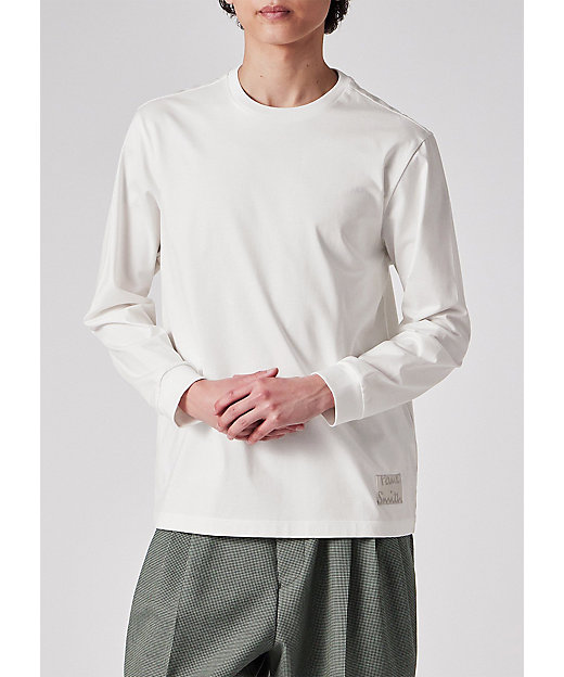 Cropped logo” 長袖Tシャツ（253563049X