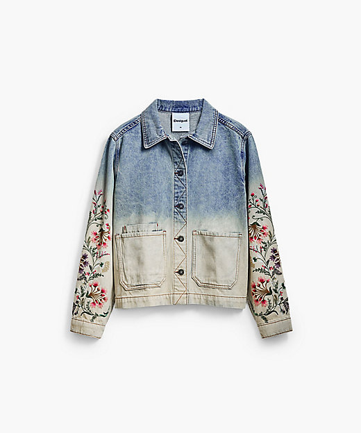 デニムジャケット 花柄 25SWED06 | Desigual (Women