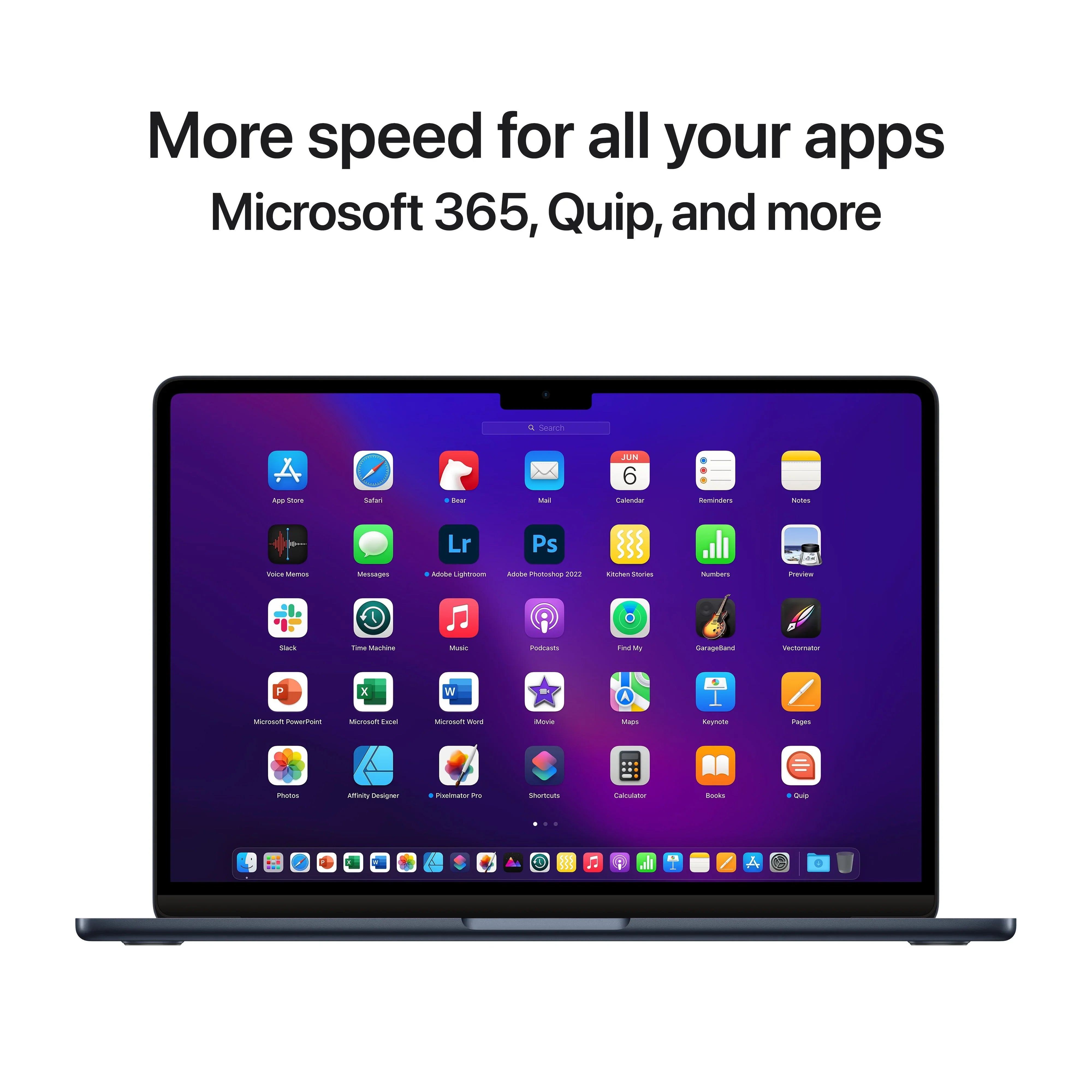 13-inch MacBook Air: Apple M2 chip with 8‑core CPU and 8‑core GPU