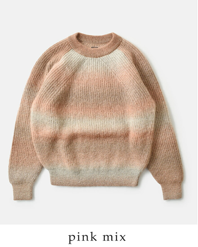 BATONER バトナー モヘア クルーネック ニット プルオーバー “MOHAIR