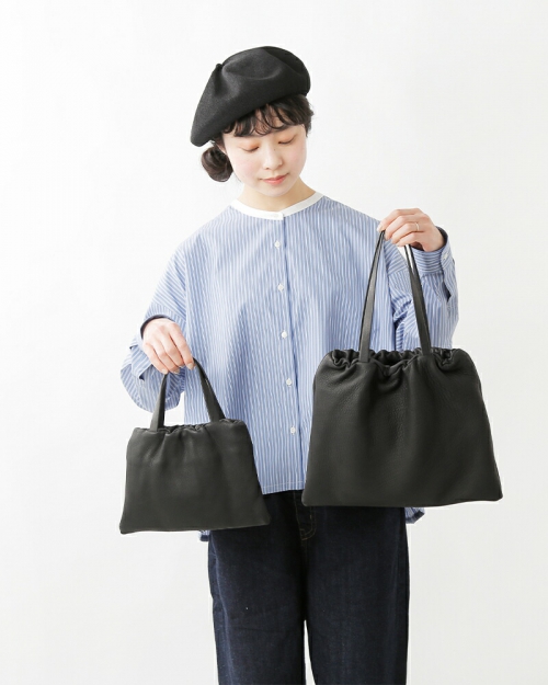Aeta アエタ エラスティックレザートートバックS “ELASTIC TOTE S