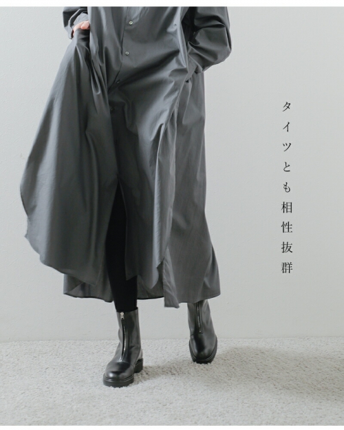BEAUTIFUL SHOES ビューティフルシューズ キップレザー フロントジップ