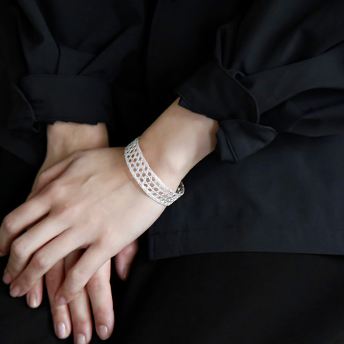 MAISON RUBUS. メゾンルーバス リコレクション シルバー レース