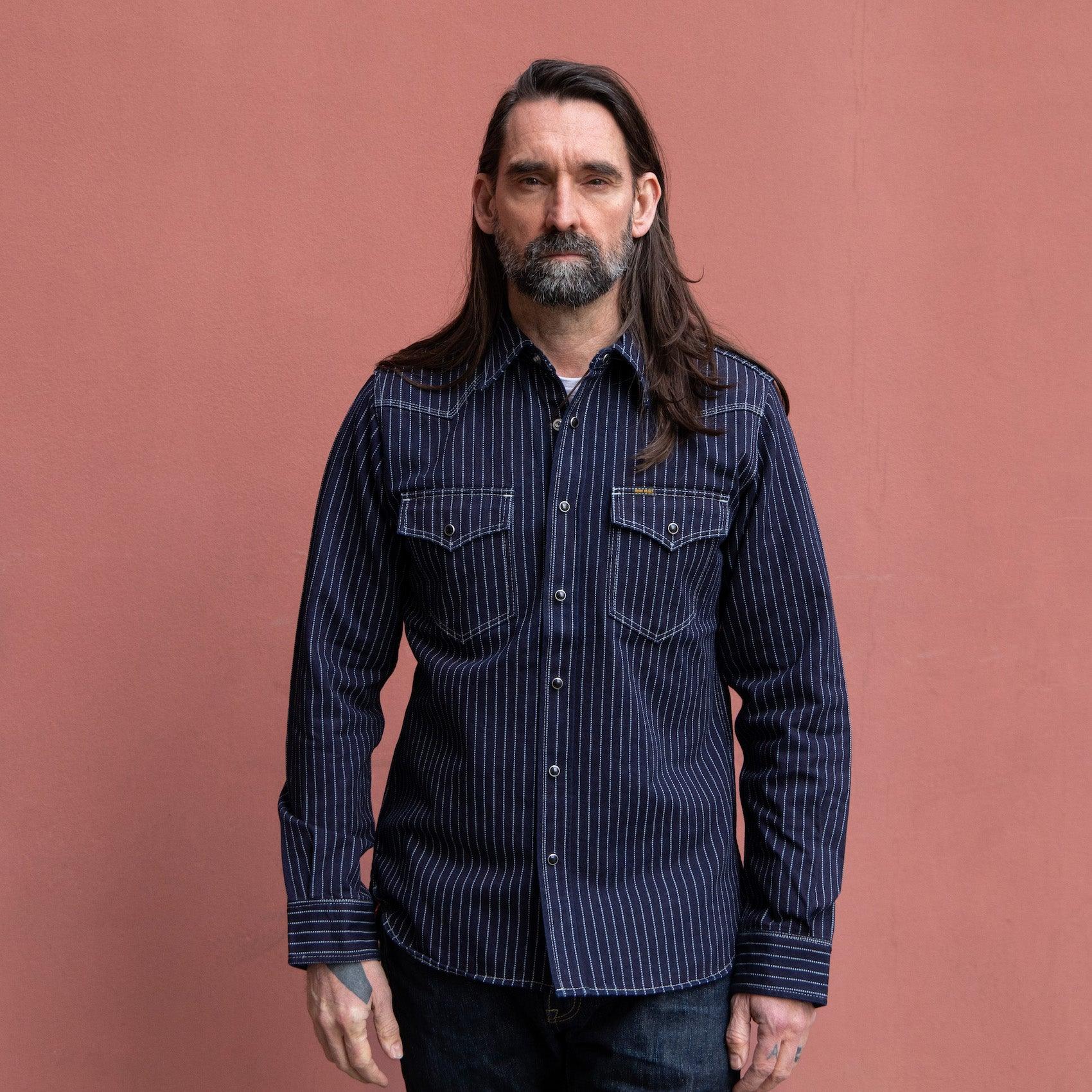 IHSH-62-IND - 12oz Wabash Western Shirt - Indigo – IRON HEART GERMANY
