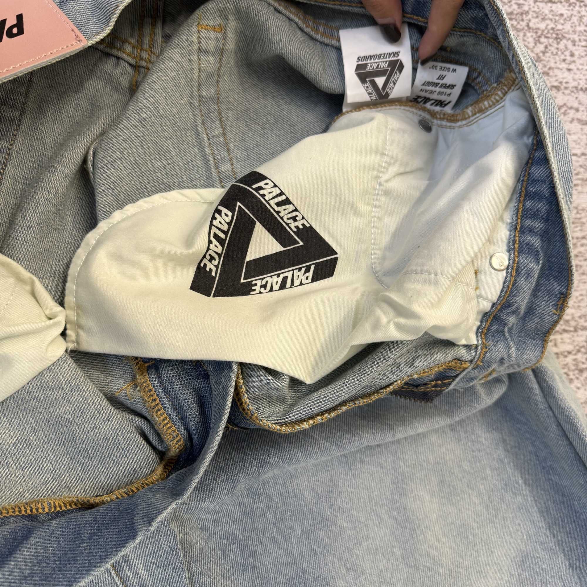 スケートボード Palace p100 super baggy 32inc indigo スケートボード