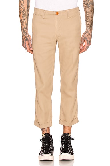 Visvim High-Water Chino in Beige | FWRD