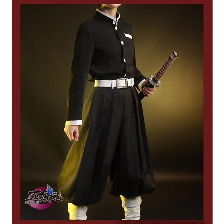 三分妄想 鬼滅の刃 鬼殺隊隊服 コスプレ 衣装 ボタン色違い2種類 : 五