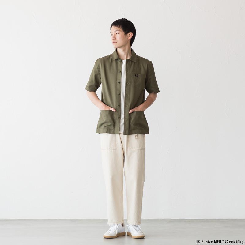 FRED PERRY（フレッドペリー） ポケット ディテール シャツ M3641
