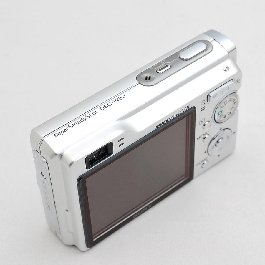 サイバーショット ソニー SONY DSC-W80 シルバー 光学3倍ズームレンズ