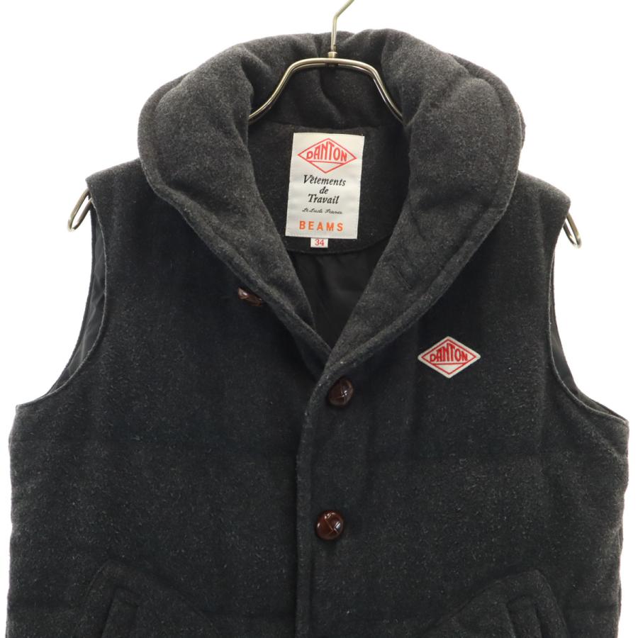 Danton（ダントン） BEAMS ビームス別注 ウールモッサ ダウンベスト 34