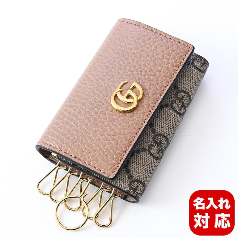 GUCCI（グッチ） キーケース プチ マーモント ダラーカーフ ダブルG