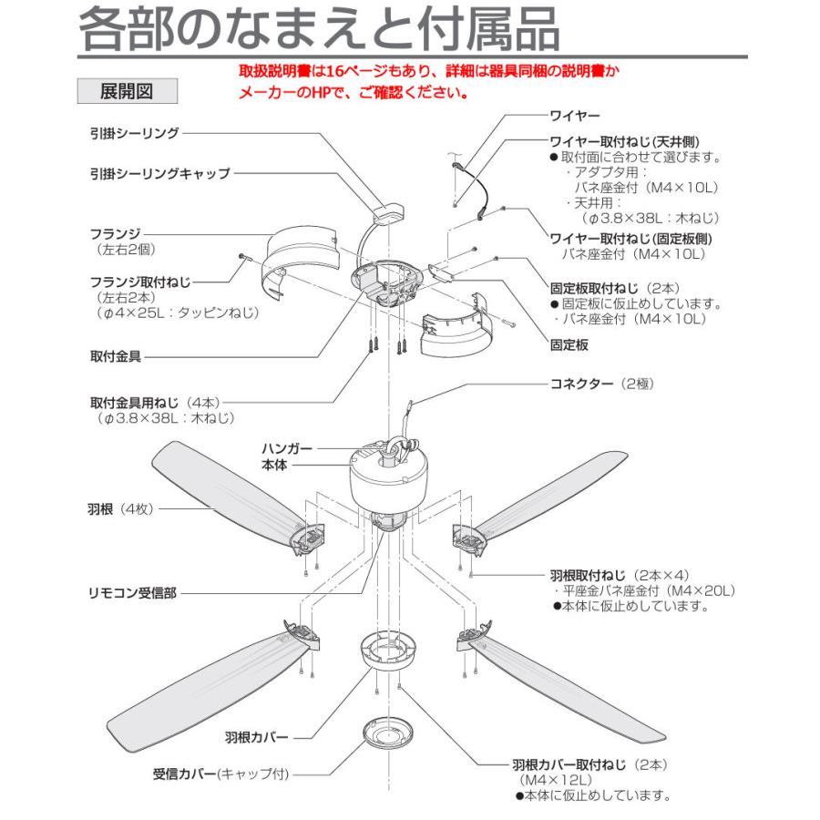 Panasonic（パナソニック） シーリングファンSP7090 工事必要 【北海道