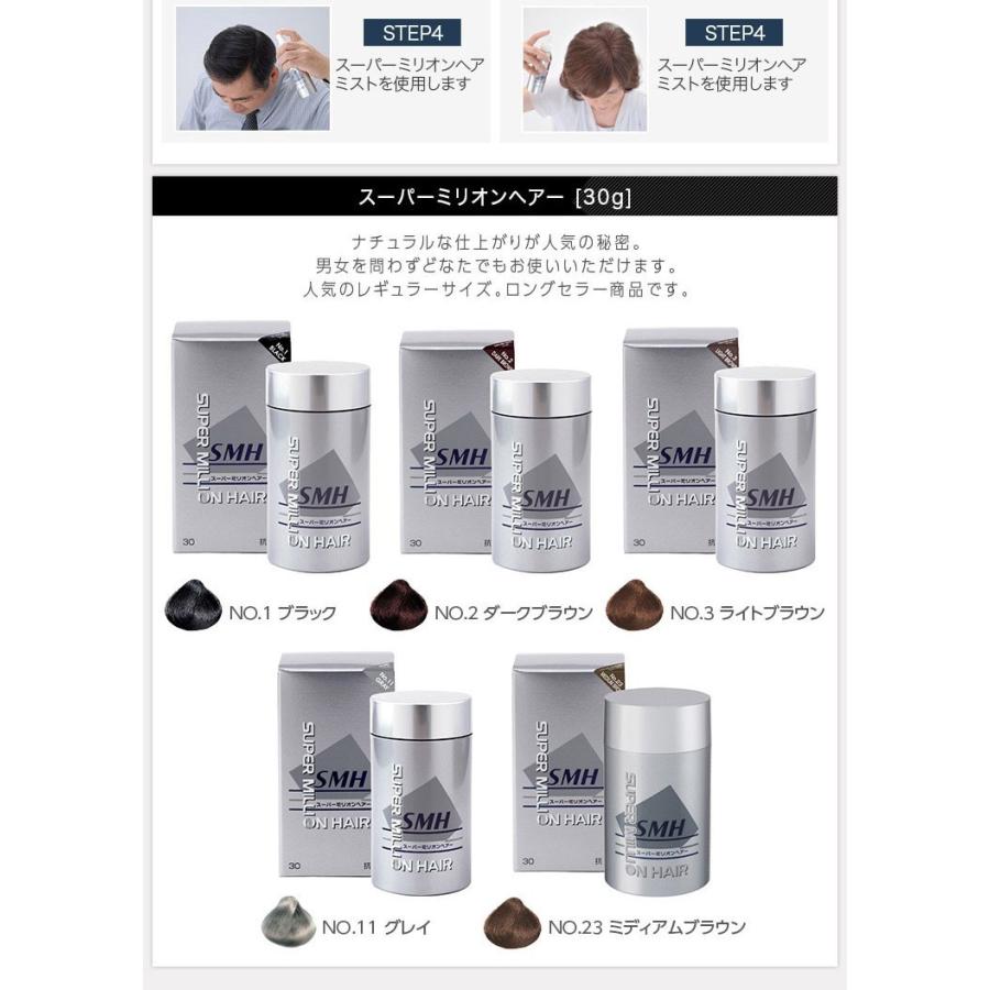 スーパーミリオンヘアー 30g（ダークブラウン）3個セット【メーカー