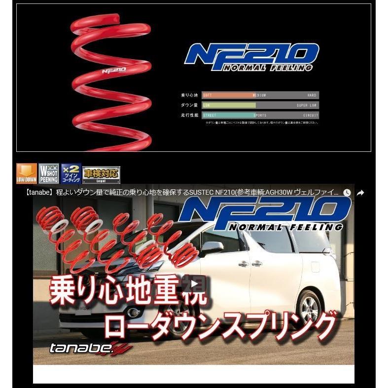 タナベ NF210 1台セット アルファードハイブリッド ATH20W 2011.11.1