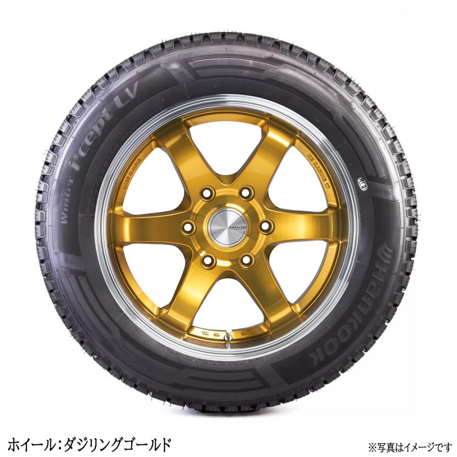 KBRACING17＋スタッドレスタイヤ 4本セット 【HANKOOK WINTER ICEPT LV