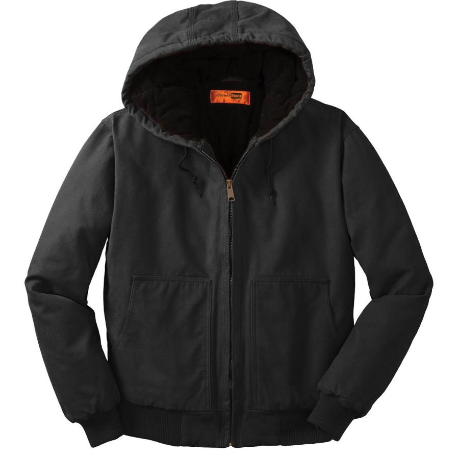 並行輸入品】CornerstoneメンズWashed Duck布断熱フード付き作業