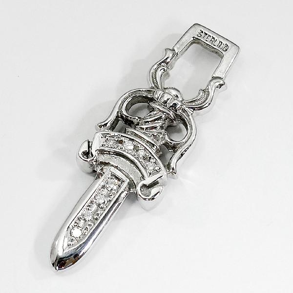 CHROME HEARTS（クロムハーツ） ダガー ペンダント ダイヤモンド イン
