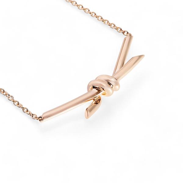 TIFFANY&Co.（ティファニー） ノット K18ローズゴールド ネックレス