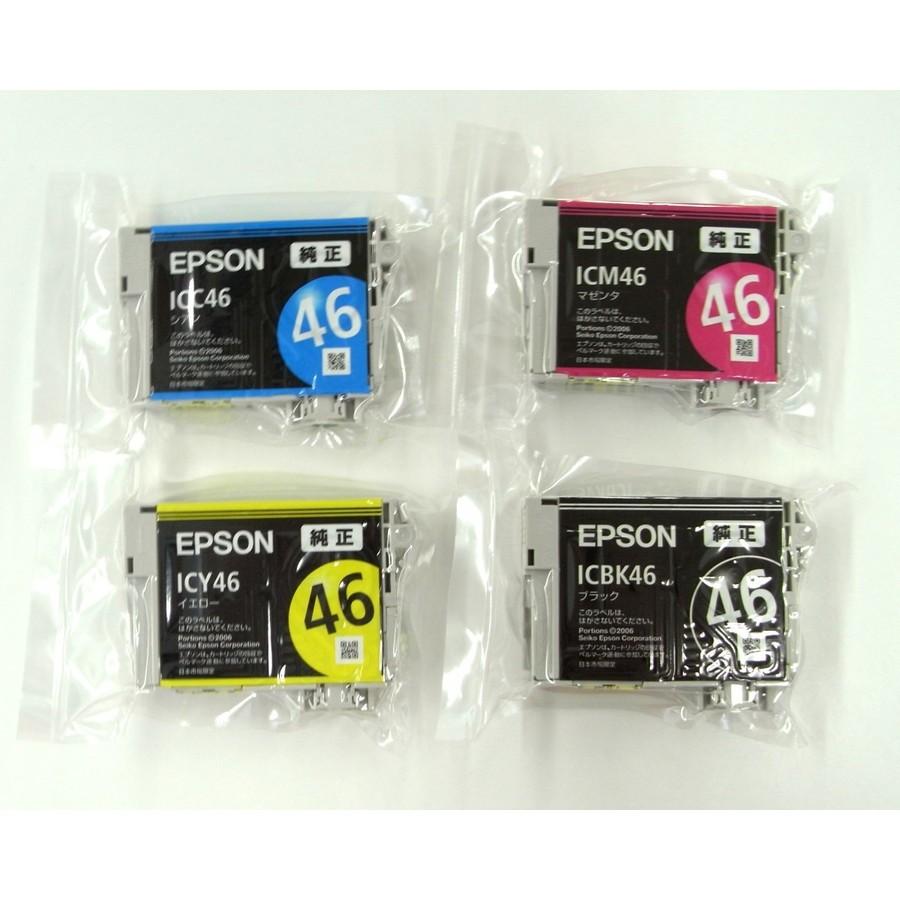 エプソン（EPSON） ///LINEクーポン有/// IC4CL46 密着袋あり 純正