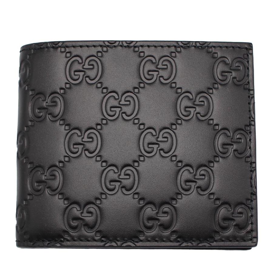 GUCCI（グッチ） GUCCI 779836 CWC1N 1000 二つ折り財布 ブラック