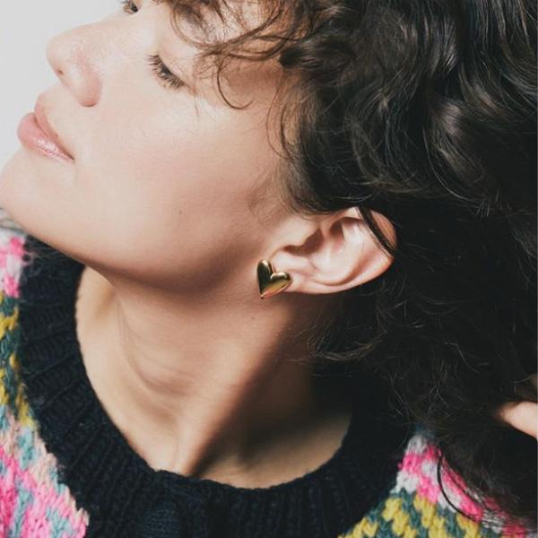 BAQLESS（バックレス） Amity Caline Gold Silver ハート キャッチレス