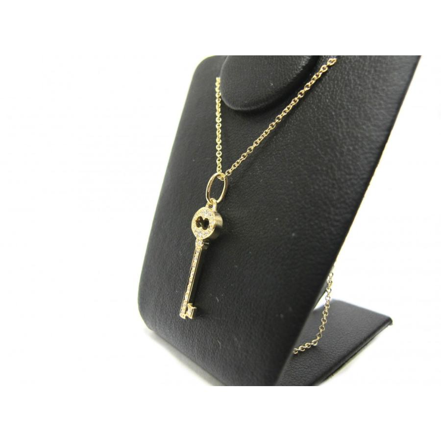 TIFFANY&Co.（ティファニー） オーバルキーネックレスミニ YG ダイヤ