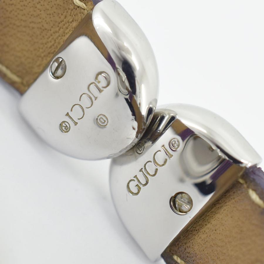 GUCCI（グッチ） 腕時計 ターンフェイス バングルウォッチ 黒文字盤