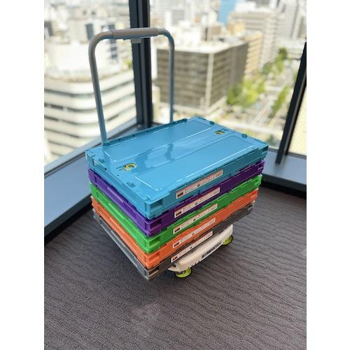 TRUSCO中山 トラスコ TRUSCO オリコン 薄型折りたたみコンテナ