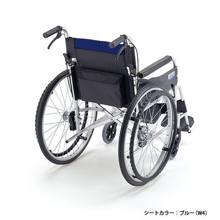 車いす 【MiKi】BAL-1 シンプルスタンダード自走式車椅子 シートカラー