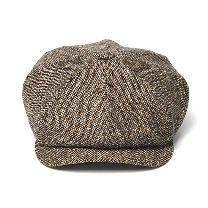 ソルト＆ペッパー8枚はぎハンチング WIGENS ヴィーゲン Newsboy Retro