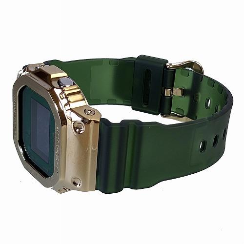 G-SHOCK ゴールドXグリーン GM-5600CL-3JF デジタル腕時計 メンズ