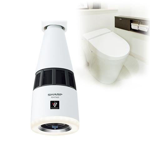 SHARP（シャープ） 新品 IG-KTA20-W 天井設置型イオン発生機 トイレ用