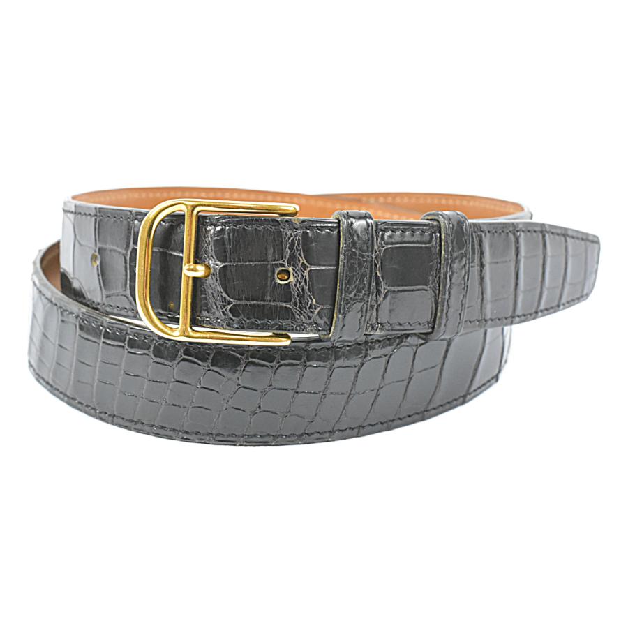 HERMES（エルメス） 美品 豪華 アリゲーター クロコダイル メンズ
