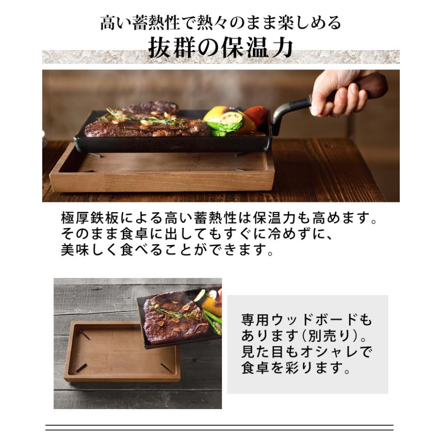 大人の鉄板 IH対応 オークス 日本製 鉄板 小 蓋付き OTS8100 レシピ付