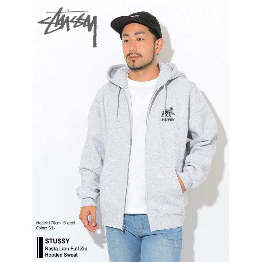 STUSSY（ステューシー） パーカー ジップアップ メンズ Rasta Lion