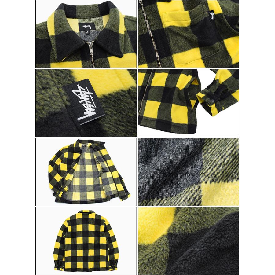 STUSSY（ステューシー） ジャケット メンズ Polar Fleece Zip Up Shirt