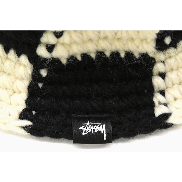 STUSSY（ステューシー） バケット ハット STUSSY Checker Knit Bucket