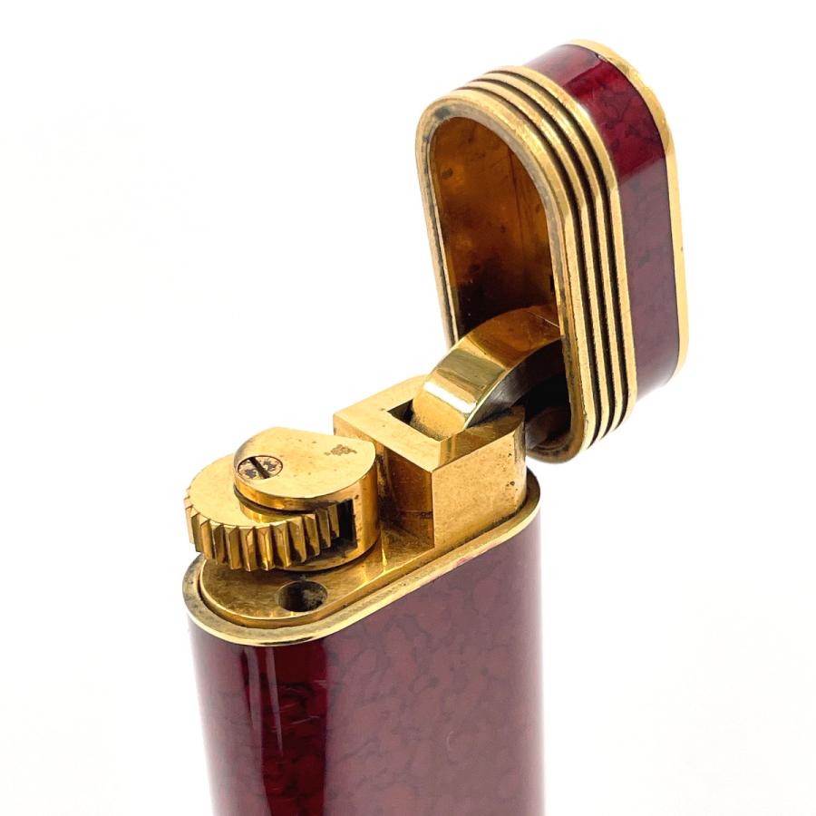 Cartier（カルティエ） ライター ガスライター メタル ボルドー 喫煙具