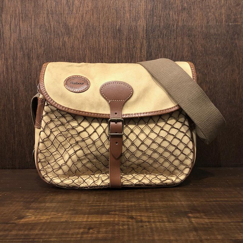 Barbour（バブアー） Barbour Heavy Cotton Twill Front Net Leather