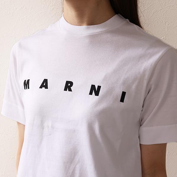 MARNI（マルニ） LOGO T-SHIRT Tシャツ 半袖 クルーネック ロゴT
