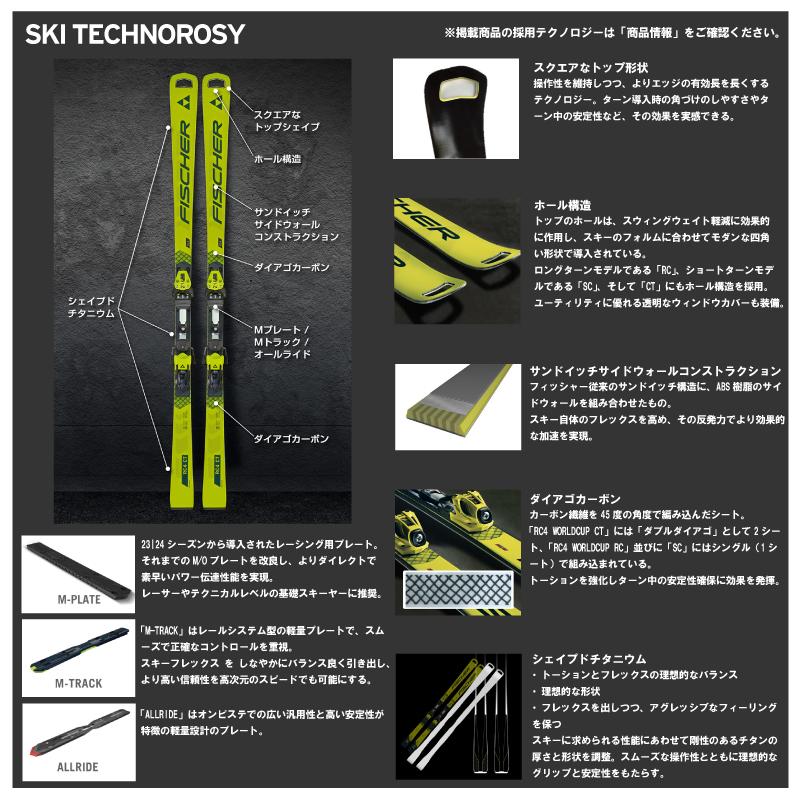FISCHER（フィッシャー） 2024-25 RC4 WORLDCUP SC PRO M-PLATE + RC4