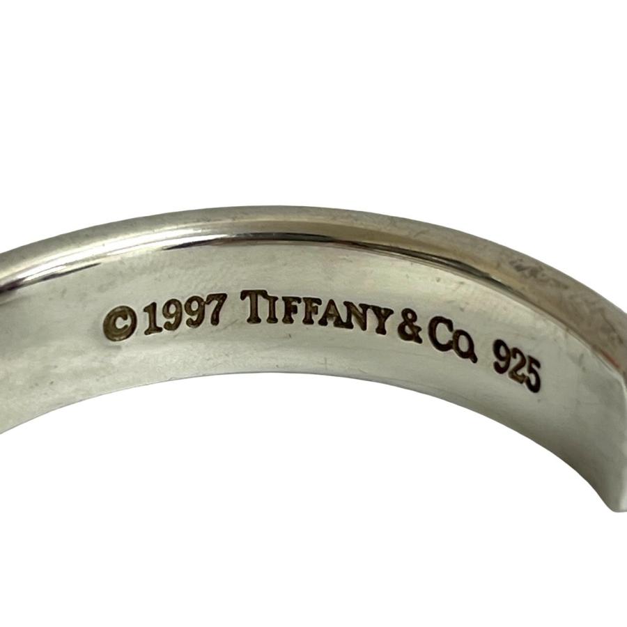 TIFFANY&Co.（ティファニー） 極 美品 箱付 1837 ナローバングル ロゴ