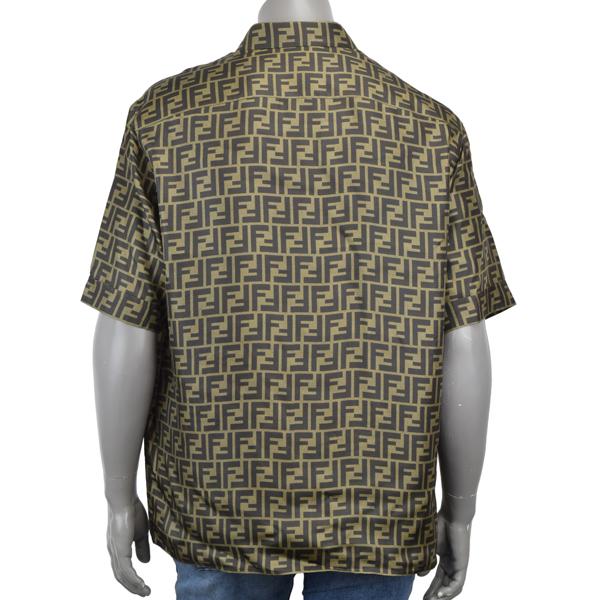 FENDI（フェンディ） FF総柄 シルク 半袖シャツ/FS0795 AKEE F1440