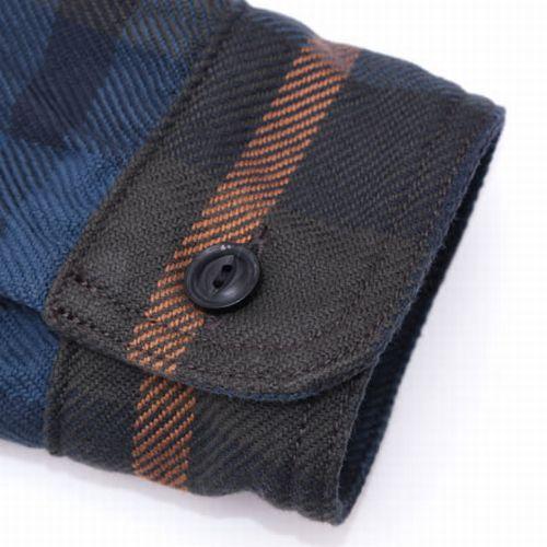 UES（ウエス） UES 502354 エクストラヘビーネルシャツ BLUE 長袖