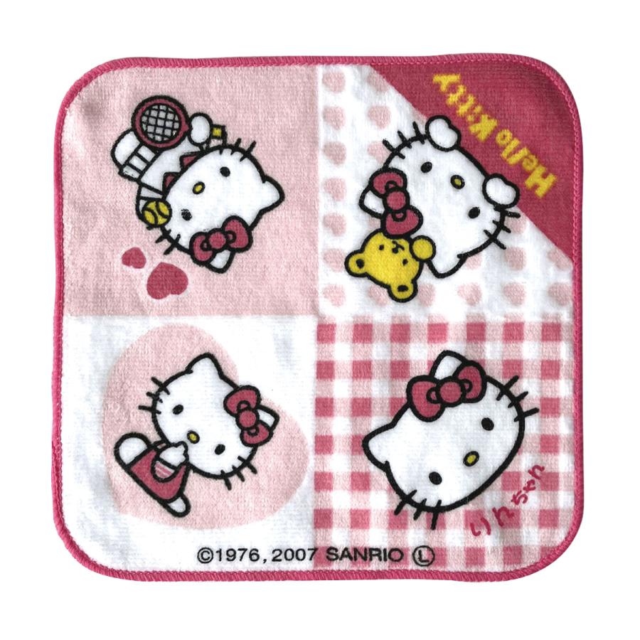 ハローキティ 名前入り!(ピンク/はま行)ハローキティ ネーム ハンカチ